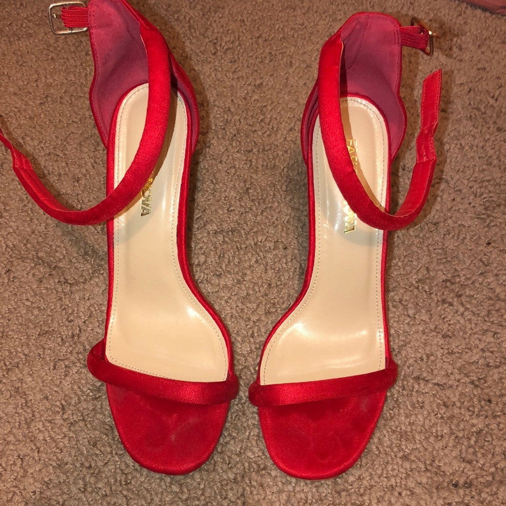 Red heels again